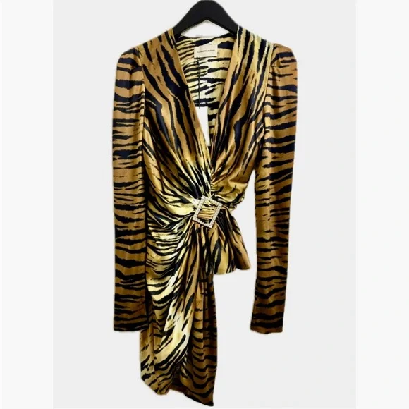 Alexandre Vauthier Silk Ruched Dress - Picture 5 of 9